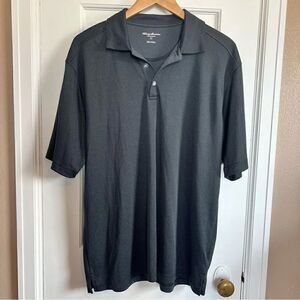 MENS TOMMY ARMOUR DRI LOGIC 100% POLYESTER GRAY POLO (L)